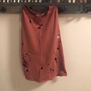 ALO yoga distressed tank size medium
